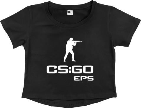 Women's Cropped Premium T-Shirt - Counter-Strike - Mfest