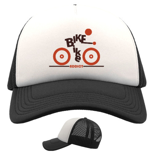 Trucker Cap - bike bike addict - Mfest