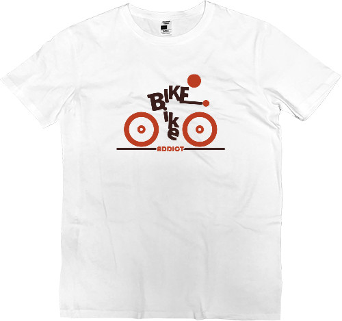 Вело - Men’s Premium T-Shirt - bike bike addict - Mfest