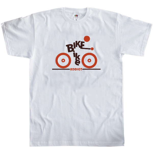 Kids' T-Shirt Fruit of the loom - bike bike addict - Mfest