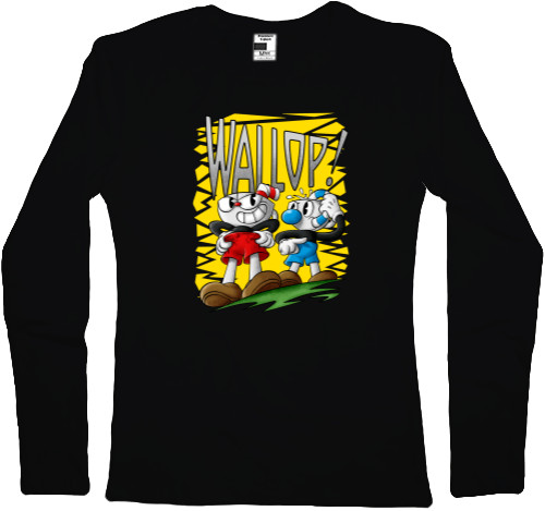 Women's Longsleeve Shirt - CupHead 9 - Mfest