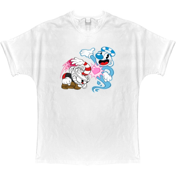 T-shirt Oversize - CupHead 8 - Mfest