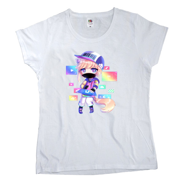 Women's T-shirt Fruit of the loom - Gacha Club 11 - Mfest