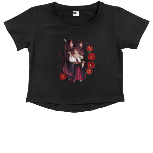 Kids' Premium Cropped T-Shirt - Gacha Club 5 - Mfest