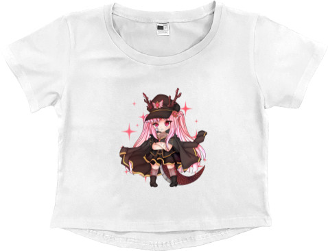 Women's Cropped Premium T-Shirt - Gacha Club 3 - Mfest