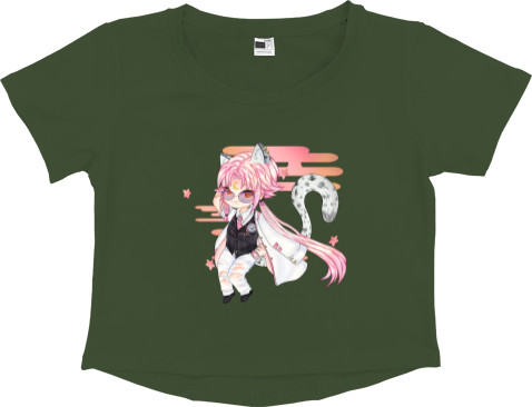 Women's Cropped Premium T-Shirt - Gacha Club 2 - Mfest