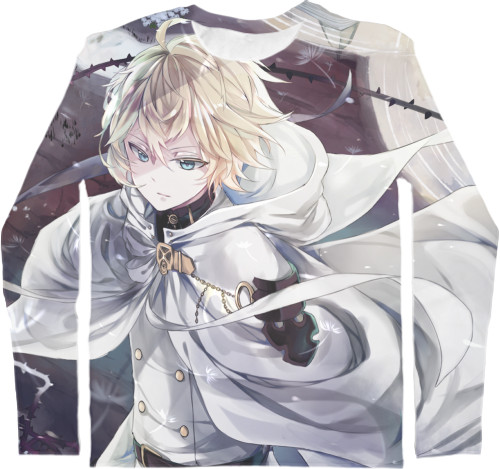 Men's Longsleeve Shirt 3D - Owari no Seraph 5 - Mfest