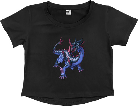 Women's Cropped Premium T-Shirt - Bakugan - Mfest