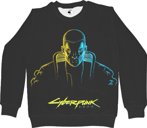 Men's Sweatshirt 3D - Cyberpunk 2077 2 - Mfest