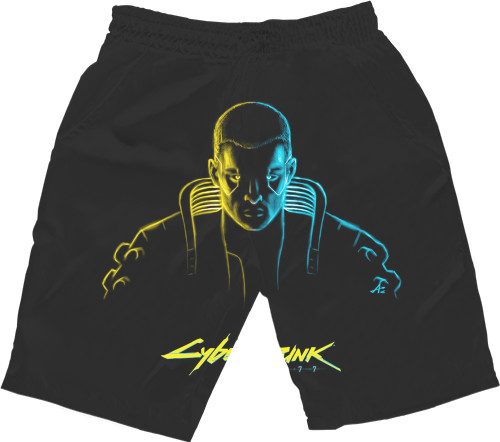 Men's Shorts 3D - Cyberpunk 2077 2 - Mfest