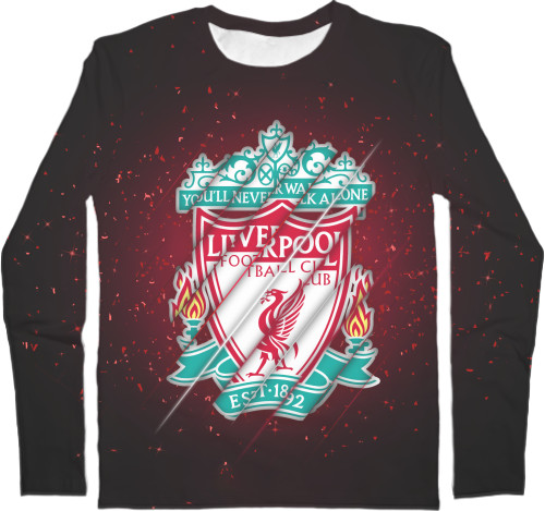 Men's Longsleeve Shirt 3D - LIVERPOOL - Mfest