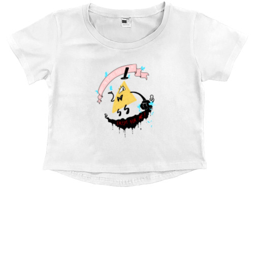 Kids' Premium Cropped T-Shirt - Gravity Falls 6 - Mfest