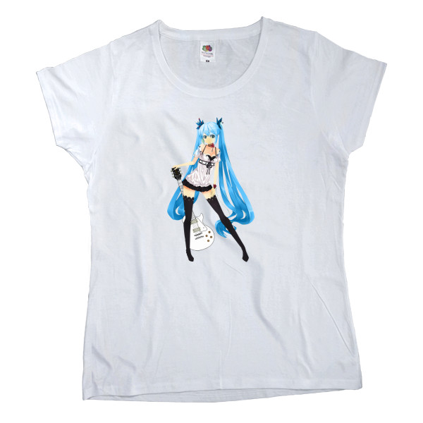 Women's T-shirt Fruit of the loom - Hatsune Miku 4 - Mfest