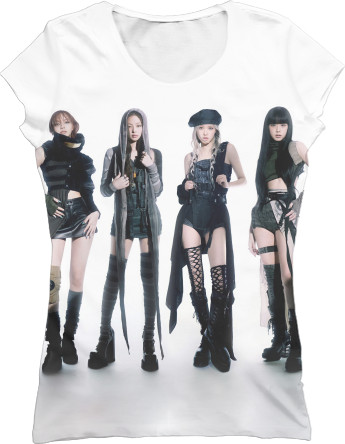 Women's T-Shirt 3D - blackpink pink venom 4 - Mfest