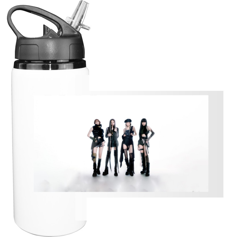 Sport Water Bottle - blackpink pink venom 4 - Mfest