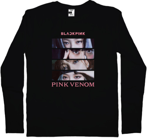 Men's Longsleeve Shirt - blackpink pink venom - Mfest