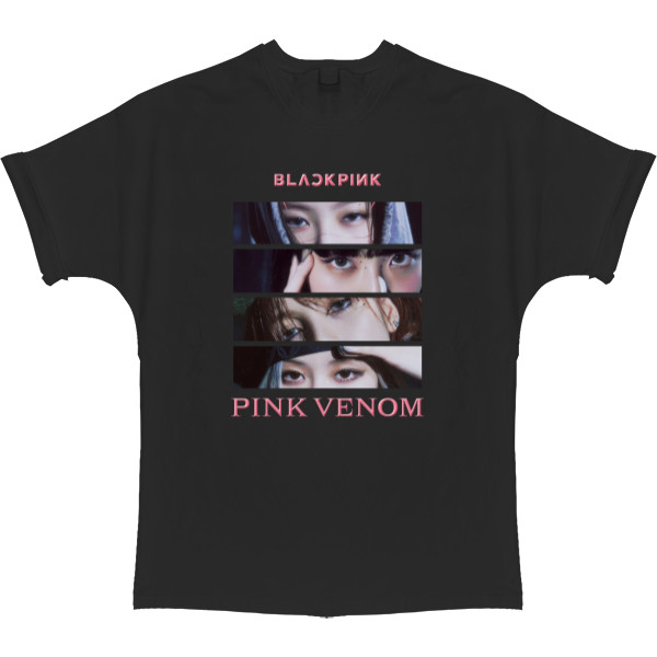 Футболка Оверсайз - blackpink pink venom - Mfest