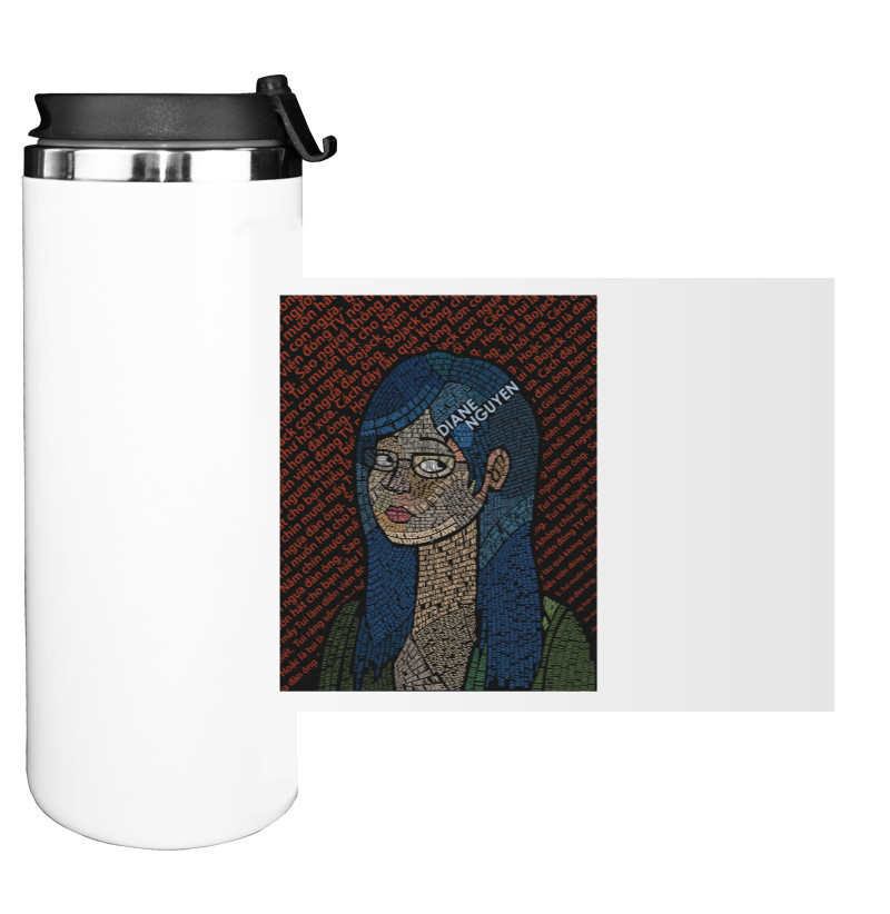 Water Bottle on Tumbler - bojack 16 - Mfest