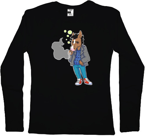 Women's Longsleeve Shirt - bojack 9 - Mfest