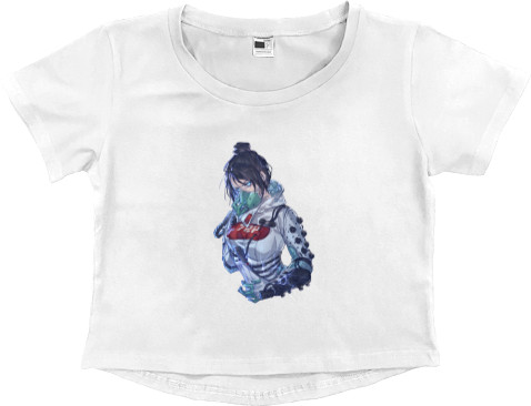 Women's Cropped Premium T-Shirt - apex legends 2 - Mfest