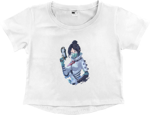 Women's Cropped Premium T-Shirt - apex legends - Mfest