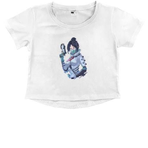 Kids' Premium Cropped T-Shirt - apex legends - Mfest