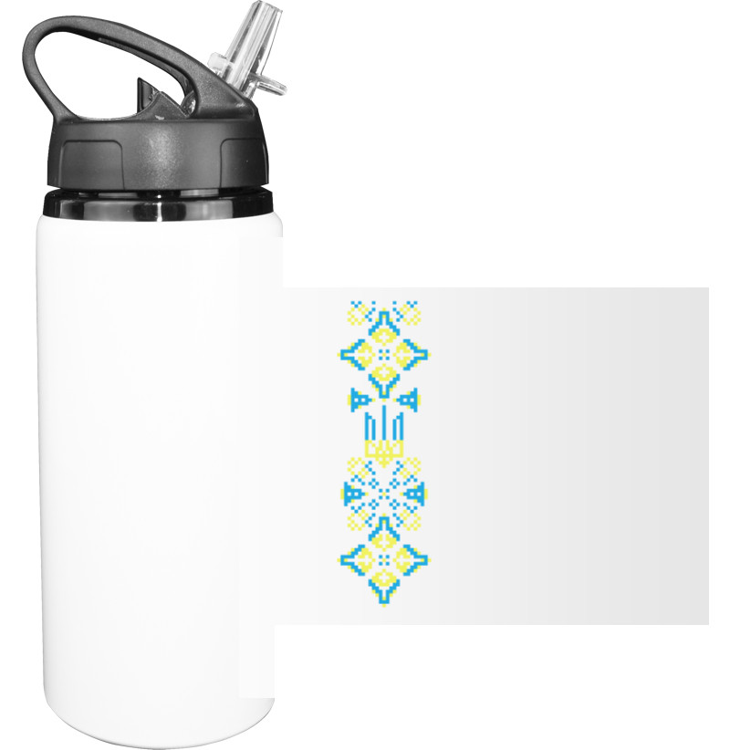 Sport Water Bottle - Українська вишиванка - Mfest