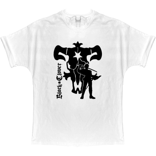 T-shirt Oversize - Black clover - Mfest