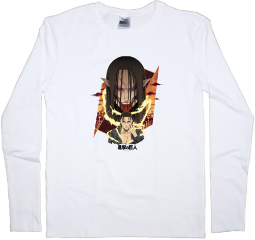 Men's Longsleeve Shirt - Attack On Titan 2 - Mfest