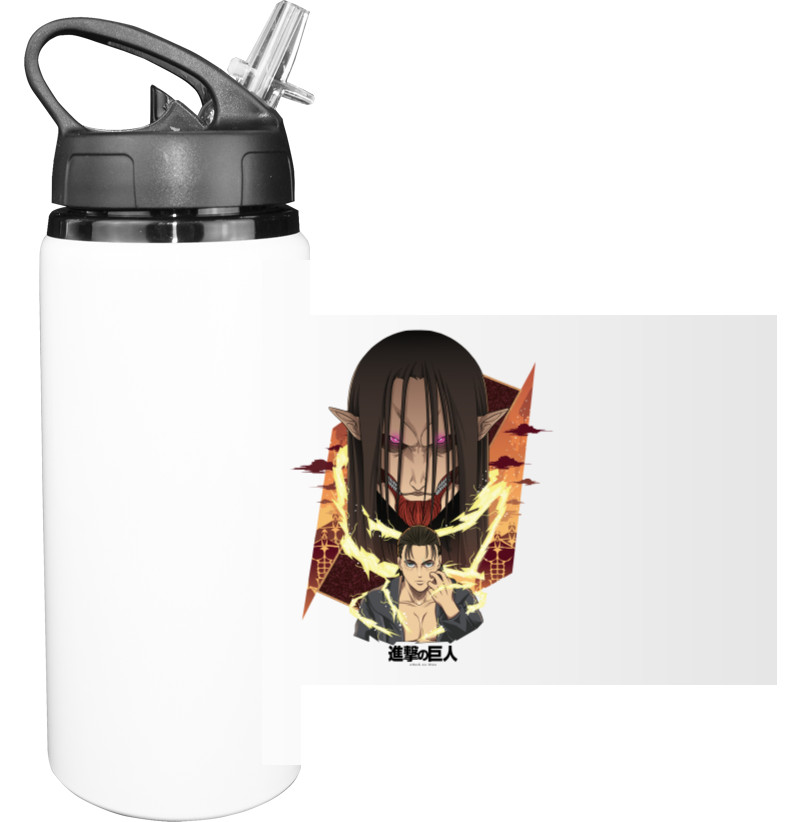 Sport Water Bottle - Attack On Titan 2 - Mfest