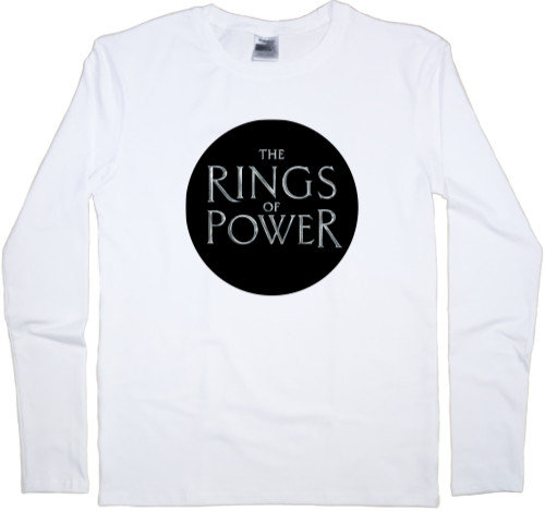 Men's Longsleeve Shirt - The Lord of the Rings The Rings of Power logo 2 - Mfest