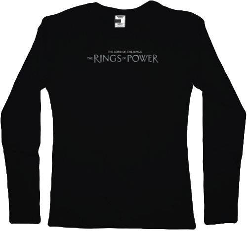 Women's Longsleeve Shirt - The Lord of the Rings The Rings of Power logo - Mfest