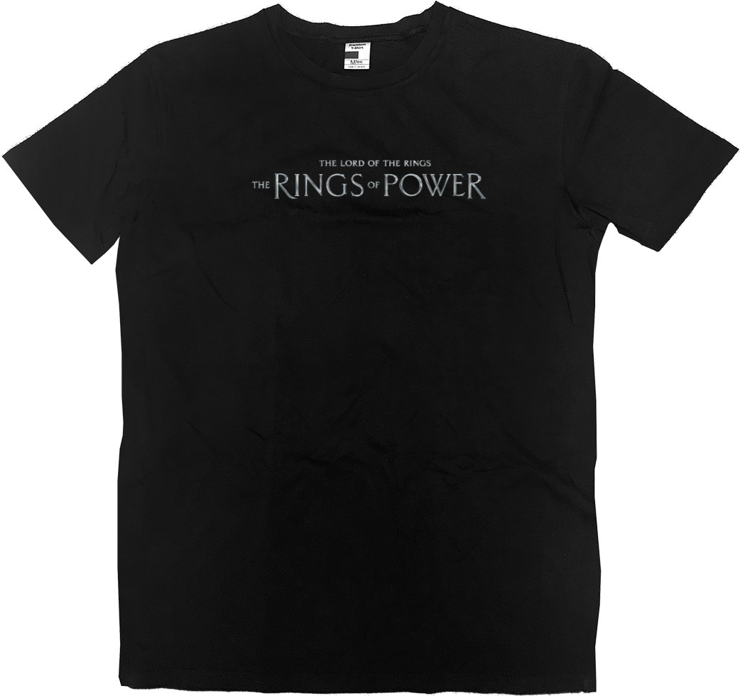 Men’s Premium T-Shirt - The Lord of the Rings The Rings of Power logo - Mfest