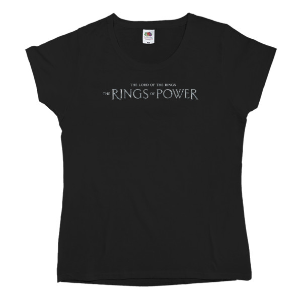 Women's T-shirt Fruit of the loom - The Lord of the Rings The Rings of Power logo - Mfest