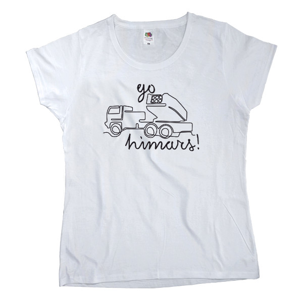 Women's T-shirt Fruit of the loom - go himars - Mfest