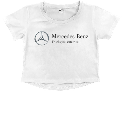 Кроп - топ Премиум Детский - Mercedes-Benz logo - Mfest