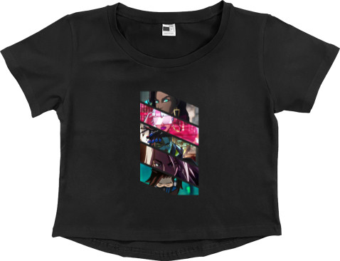 Women's Cropped Premium T-Shirt - League of Legends - Mfest