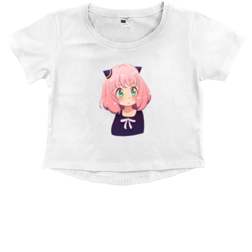 Kids' Premium Cropped T-Shirt - spy x family 2 - Mfest