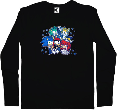 Men's Longsleeve Shirt - sonic 2 - Mfest