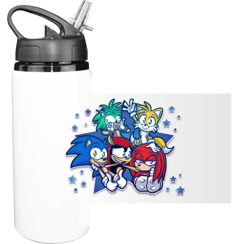 Sport Water Bottle - sonic 2 - Mfest