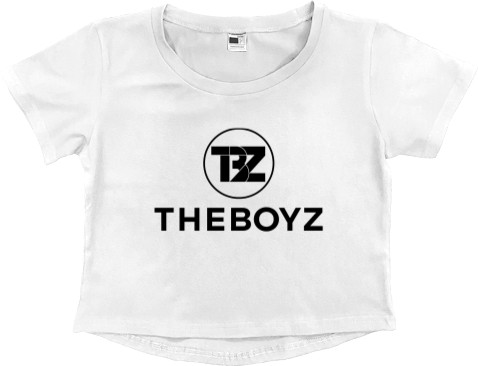 Кроп - топ Премиум Женский - the boyz logo - Mfest