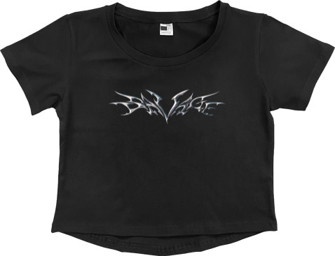 Women's Cropped Premium T-Shirt - aespa logo - Mfest