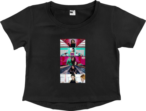 Women's Cropped Premium T-Shirt - ITZY 6 - Mfest