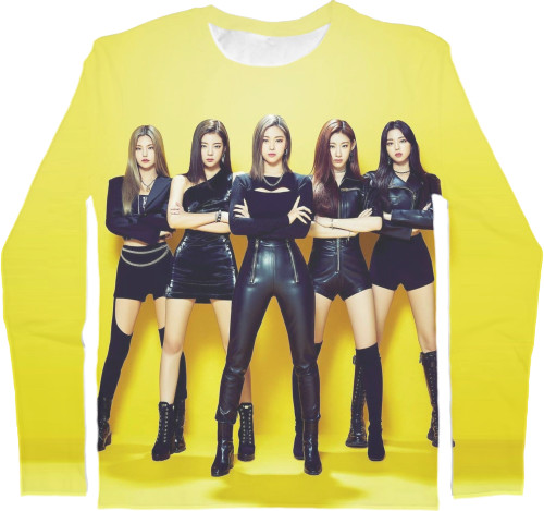 Kids' Longsleeve Shirt 3D - ITZY - Mfest