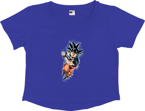 Women's Cropped Premium T-Shirt - Goku 6 - Mfest