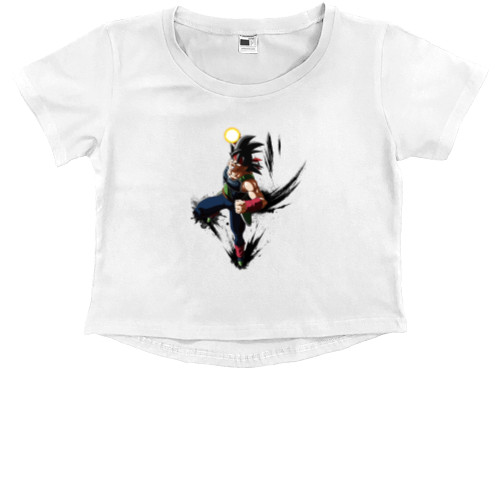 Kids' Premium Cropped T-Shirt - Goku 3 - Mfest