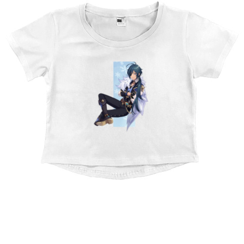 Kids' Premium Cropped T-Shirt - Kaeya 2 - Mfest