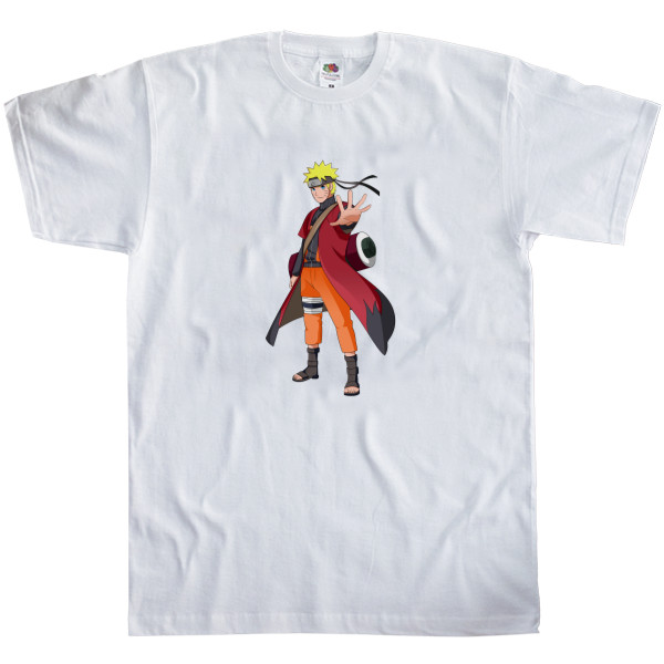 Наруто - Kids' T-Shirt Fruit of the loom - Naruto sage mode - Mfest