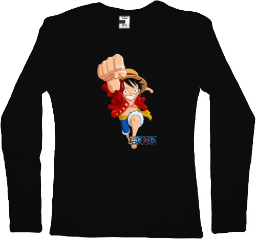 Women's Longsleeve Shirt - monkey d - Mfest