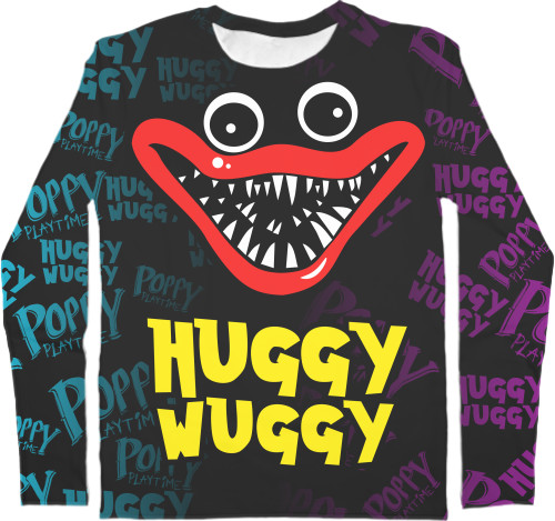 Men's Longsleeve Shirt 3D - POPPY PLAYTIME - Mfest